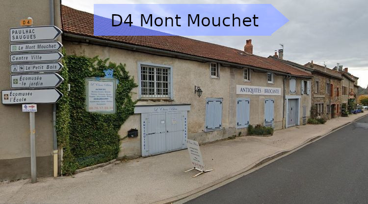 A droite D4 Mont Mouchet